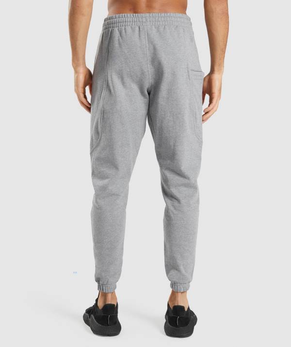 Panske Joggers Gymshark Essential Oversized Siva | JY6435807
